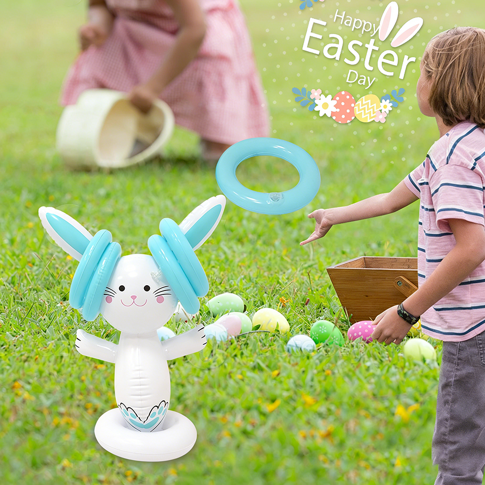 Easter Inflatable Bunny Ring T - đánh giá và giá Outdoor Games For Kids