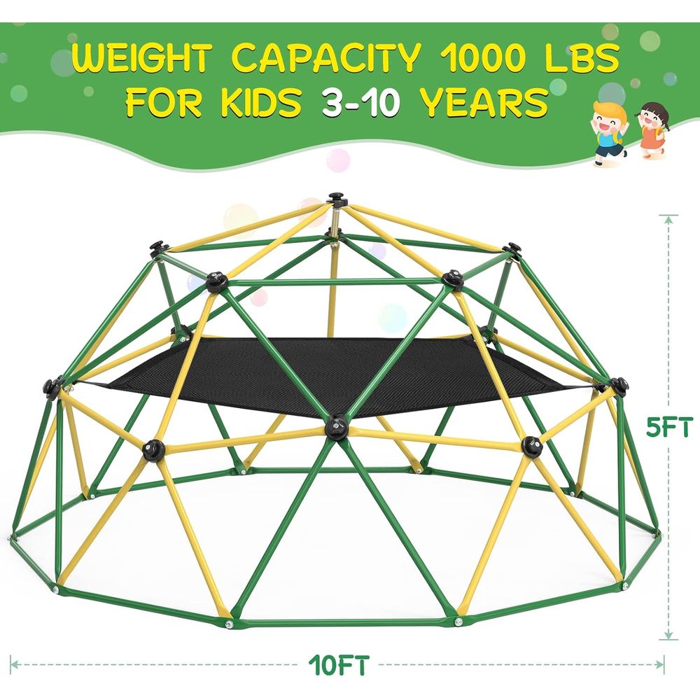 10T Climbing Dome with Hammock - đánh giá và giá Kids Outdoor Climbing Dome