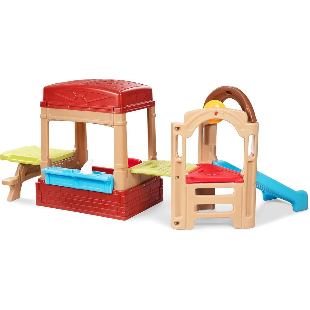Simplay3 Sunny Slide and Climb - đánh giá và giá Kids Outdoor Picnic Table