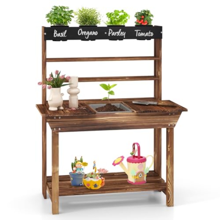 Outdoor kids potting bench for - đánh giá và giá Kids Outdoor Storage
