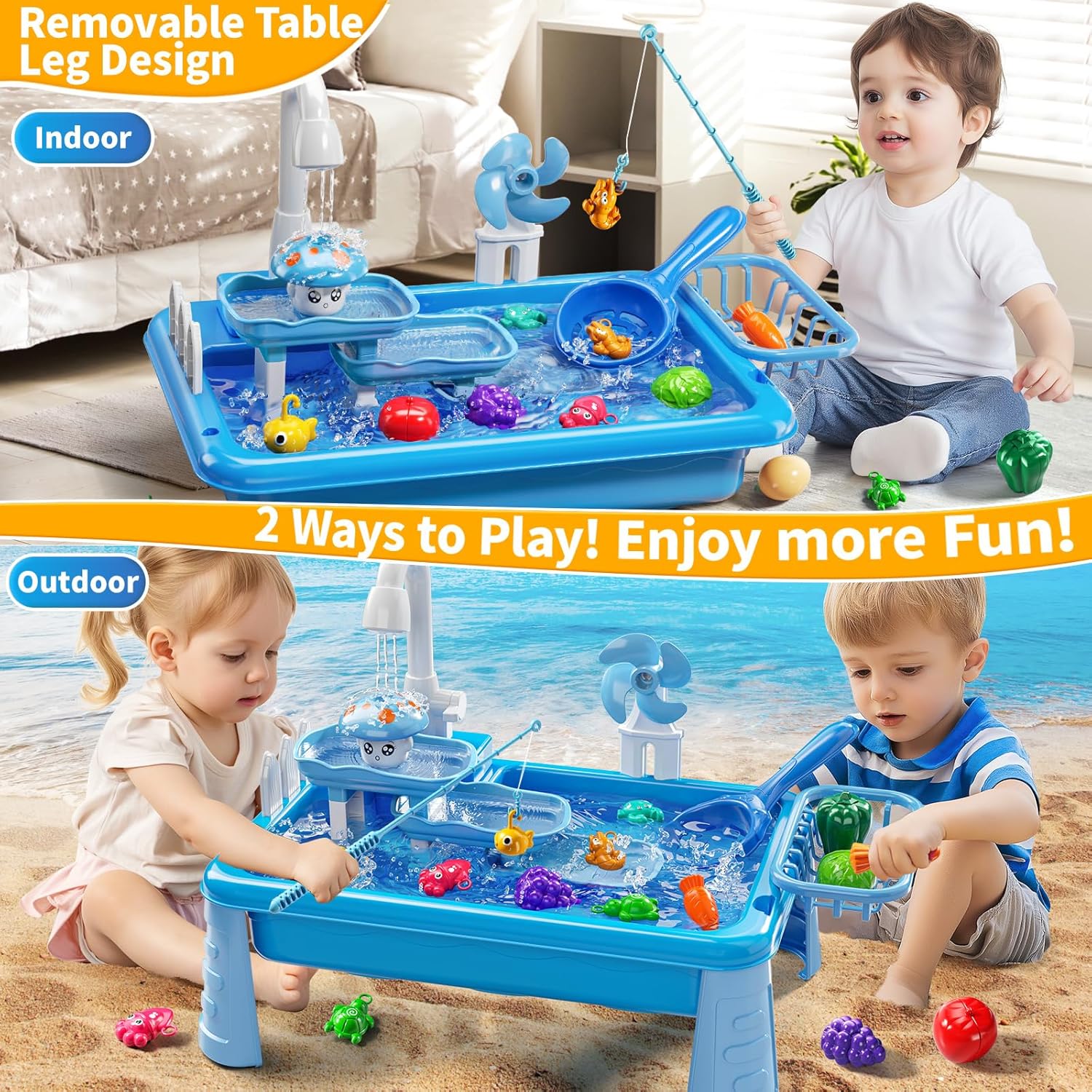 Water Table Play Sink Toy for  - đánh giá và giá Kids Outdoor Picnic Table
