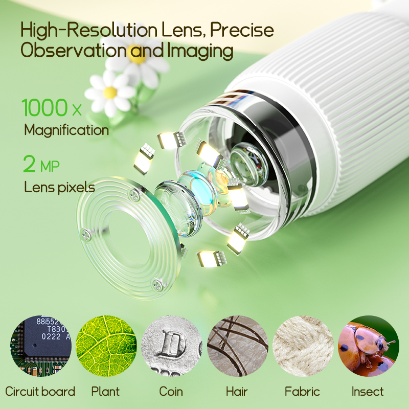 2.0 Inch Mini Pocket Microscop - đánh giá và giá Kids.Outdoor Utensils