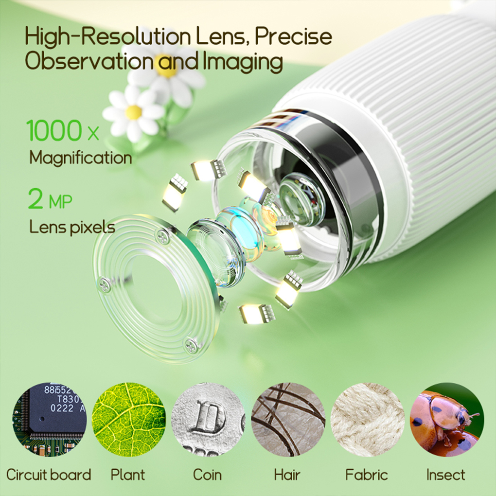 2.0 Inch Mini Pocket Microscop - đánh giá và giá Kids.Outdoor Utensils