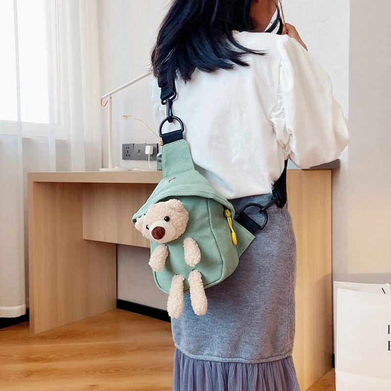 Korean Bear Crossbody Bags Fas - đánh giá và giá Kids Outdoor Storage