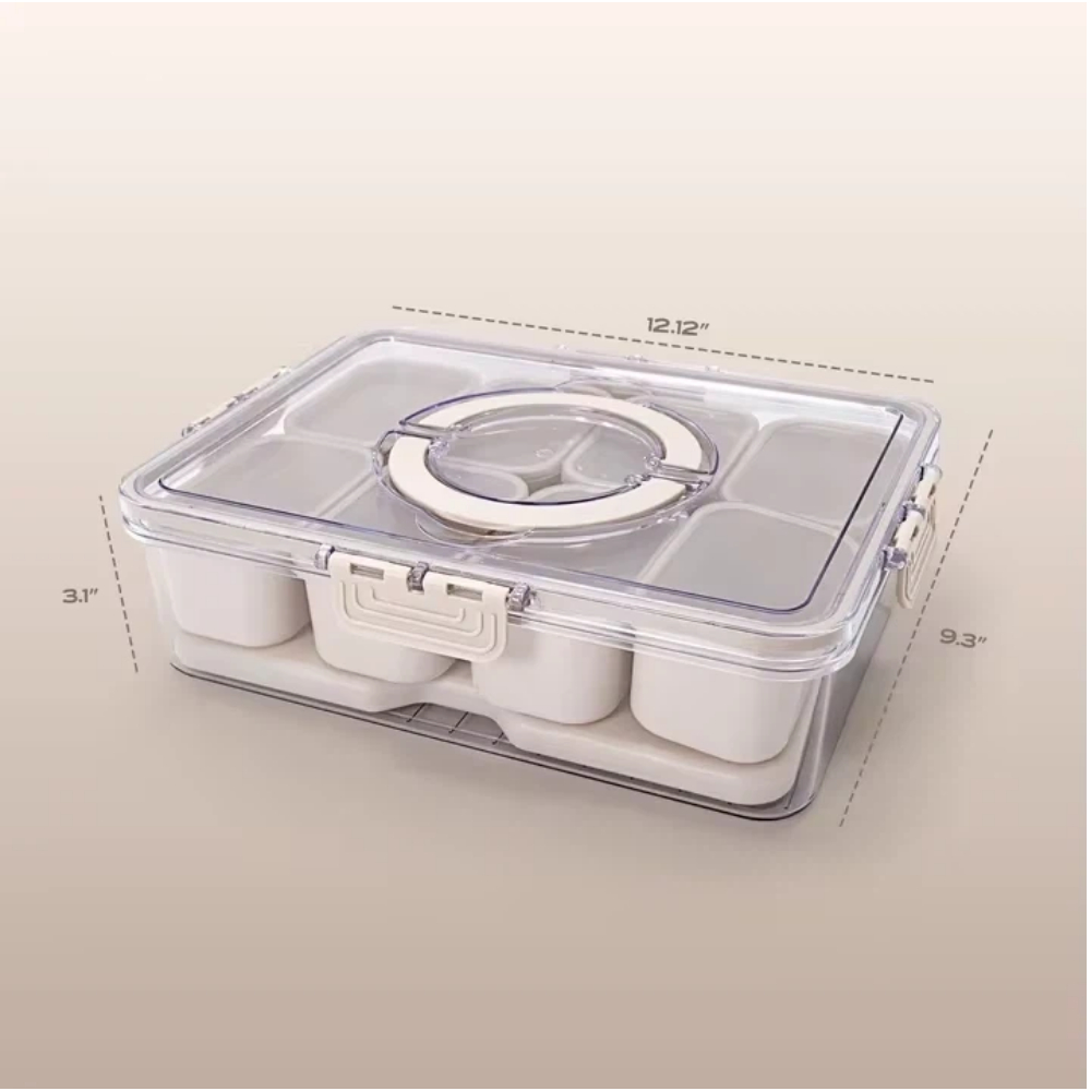 8-Compartment Snack Box Food S - đánh giá và giá Kids Outdoor Storage