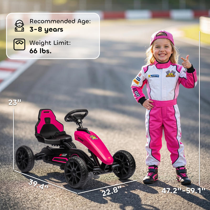 Aosom Kids Pedal Go Kart w/ Sw - đánh giá và giá Go Kart Pedal Kids