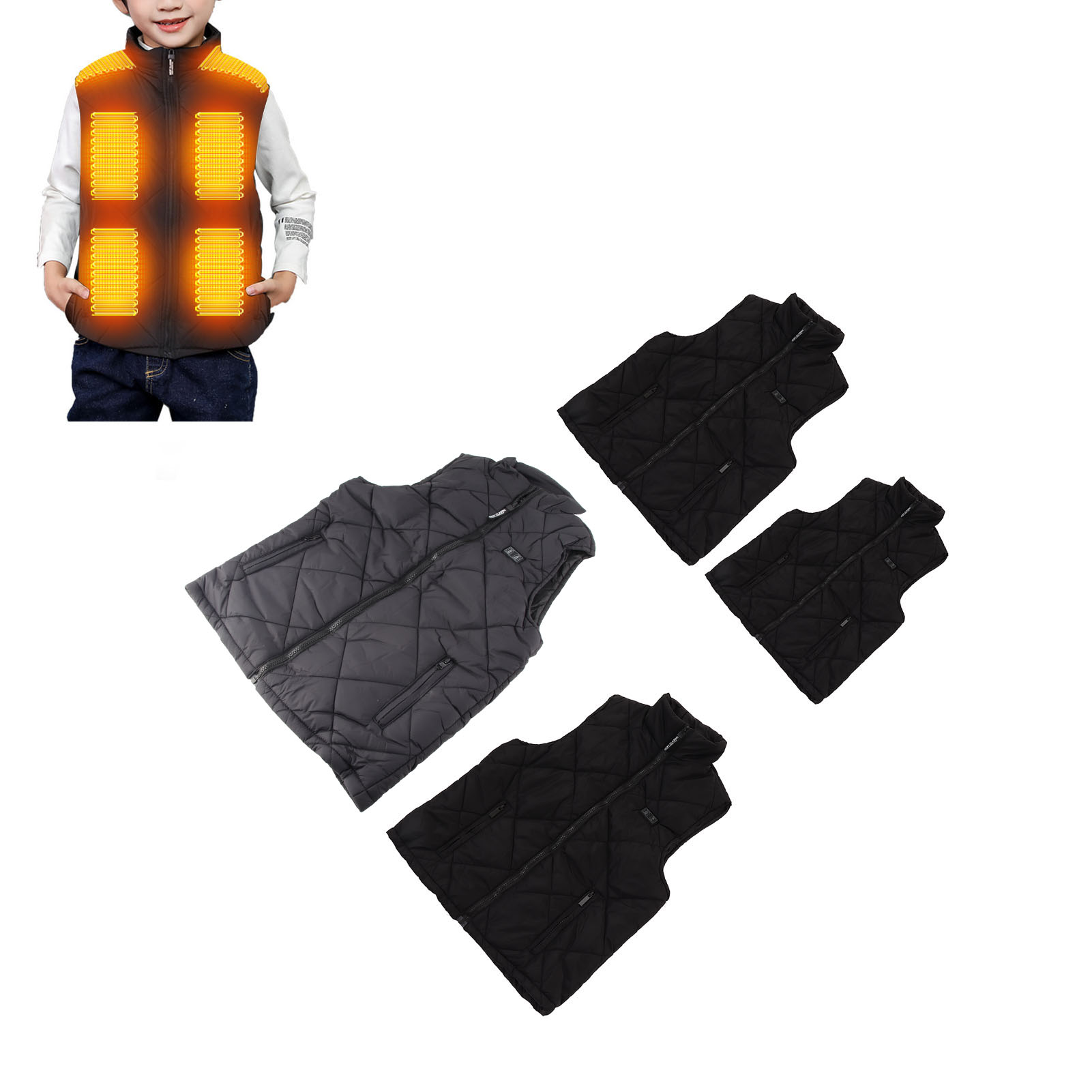 Kids Electric Heated Vest Inte - đánh giá và giá Kids Outdoor Zone