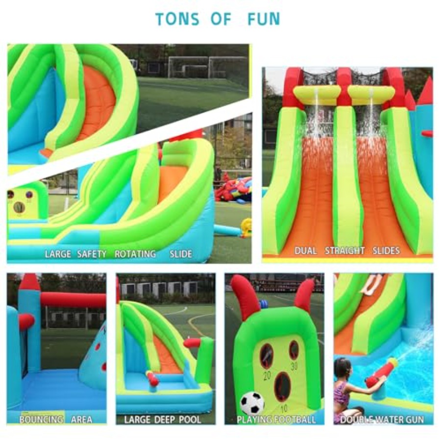 Outdoor inflatable water slide - đánh giá và giá Kids Outdoor Zone