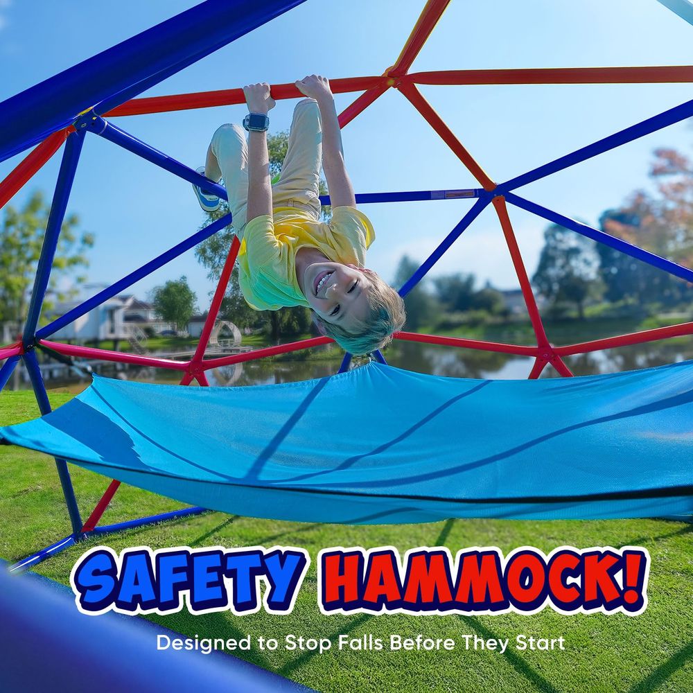 Climbing Dome with Hammock, Su - đánh giá và giá Kids Outdoor Climbing Dome