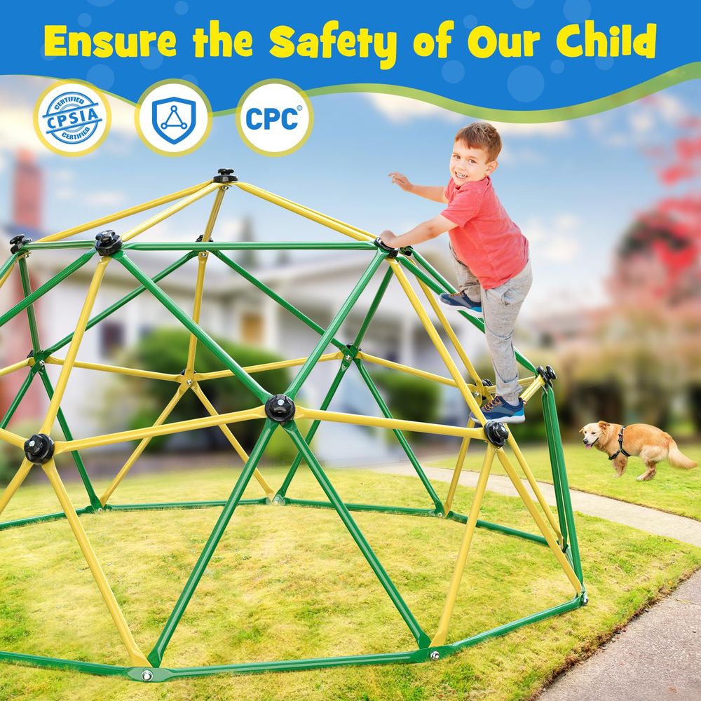Climbing Dome, 10FT Climber wi - đánh giá và giá Kids Outdoor Climbing Dome