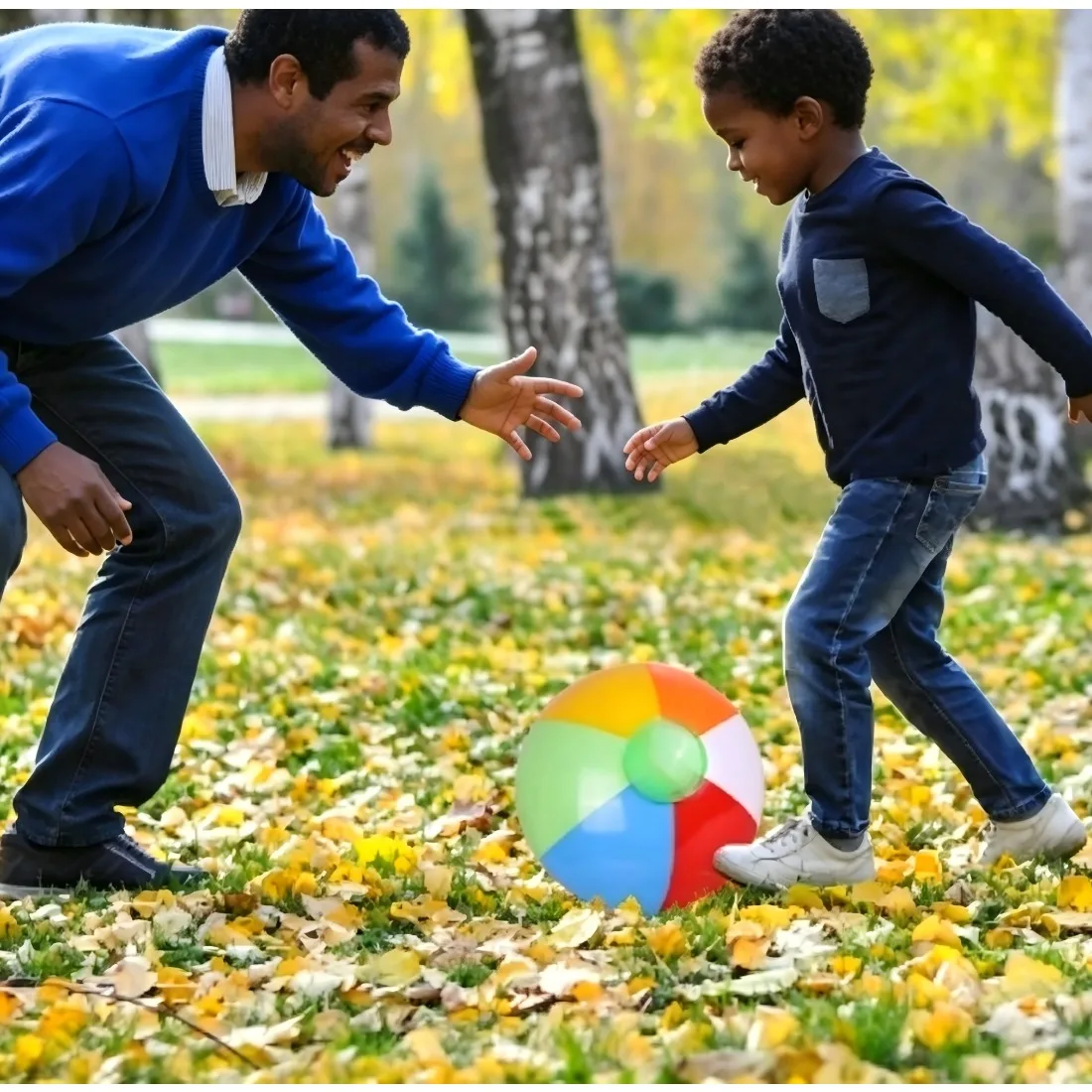 Rainbow Inflatable Beach Balls - đánh giá và giá Outdoor Games For Kids