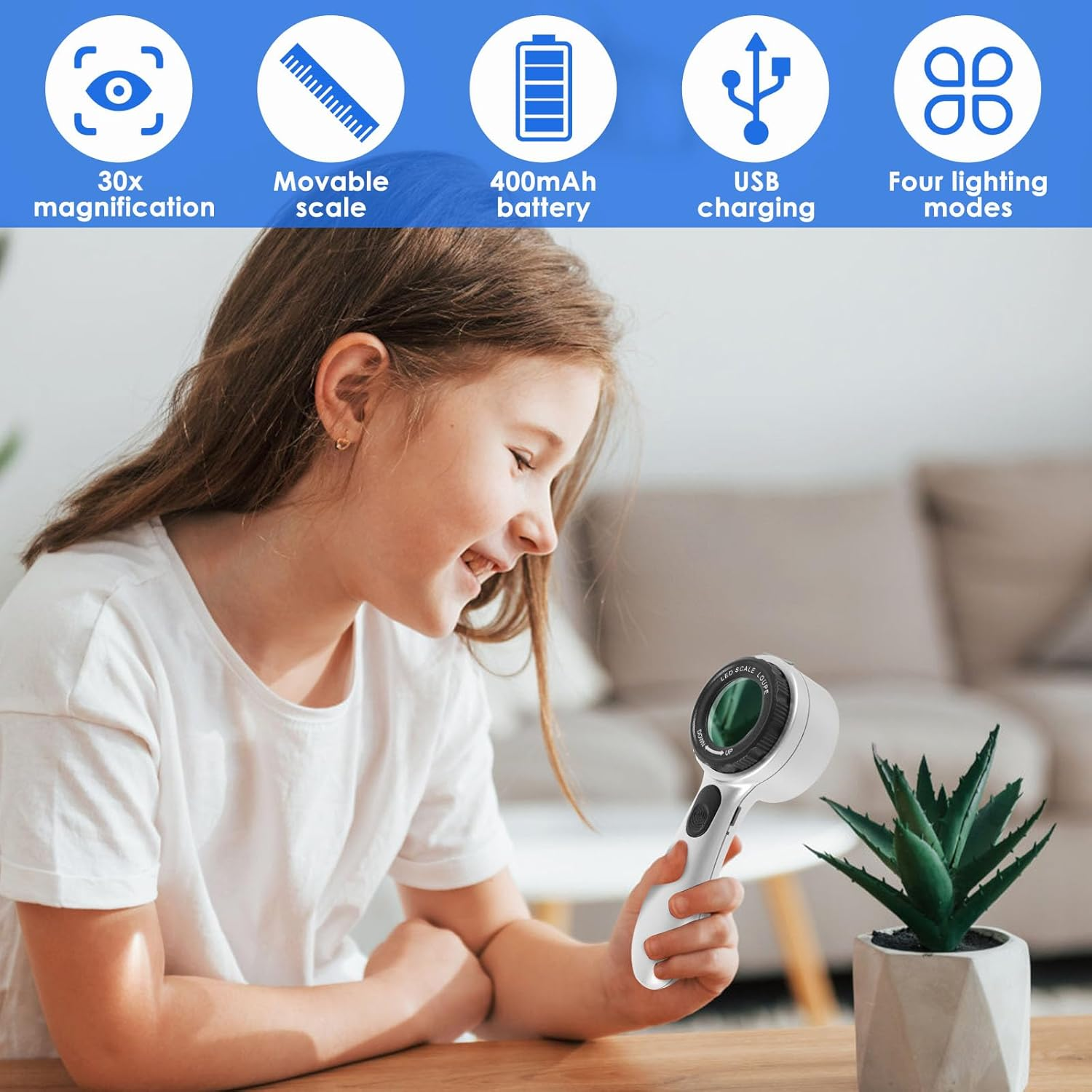 Handheld Mini Microscope 30x K - đánh giá và giá Kids.Outdoor Utensils